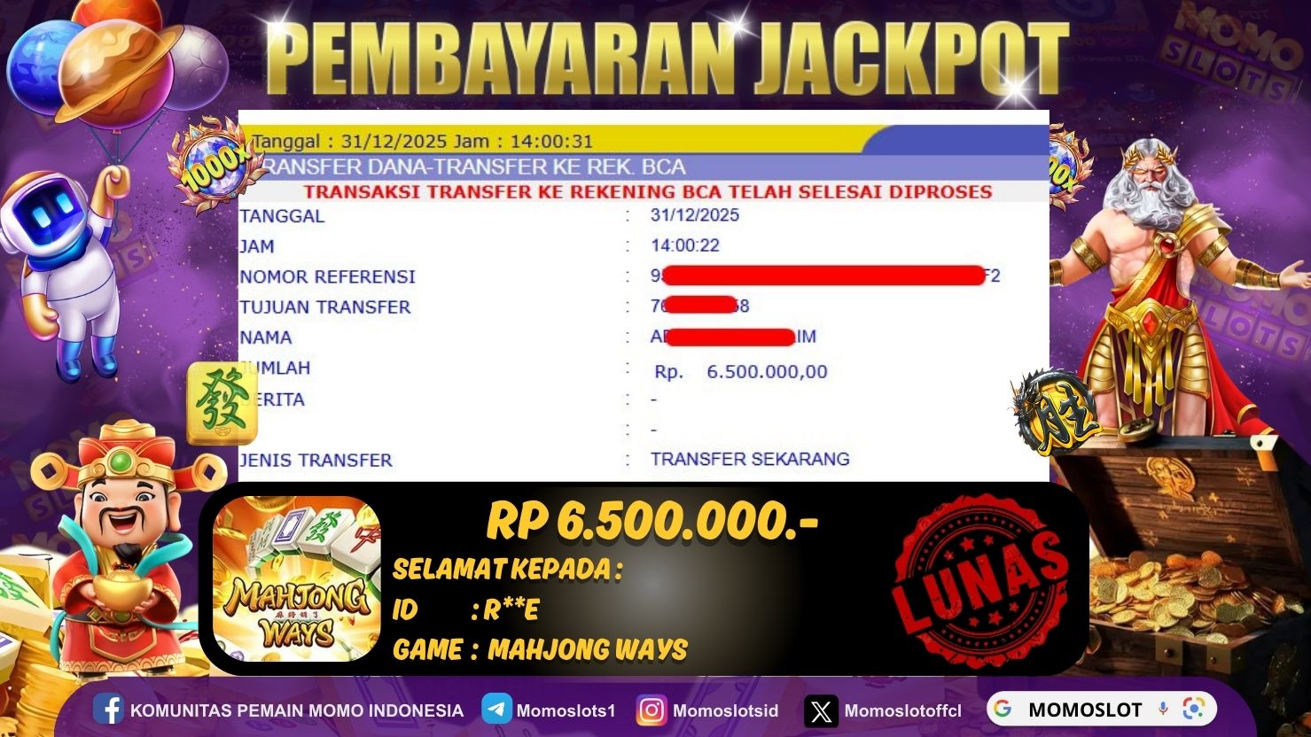 MOMOSLOTS JACKPOT SLOT MAHJONG WAYS